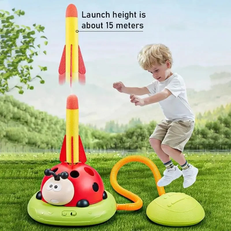3-in-1 Children's Sports Toy: Skipping Rope Machine and Ferrule Game for Indoor and Outdoor Learning Activities