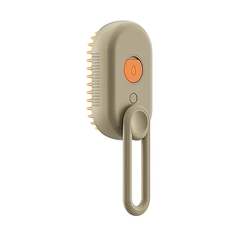 Electric Cat Steam Brush - 3-in-1 Pet Grooming Comb with Water Spray for Cats and Dogs, USB Rechargeable