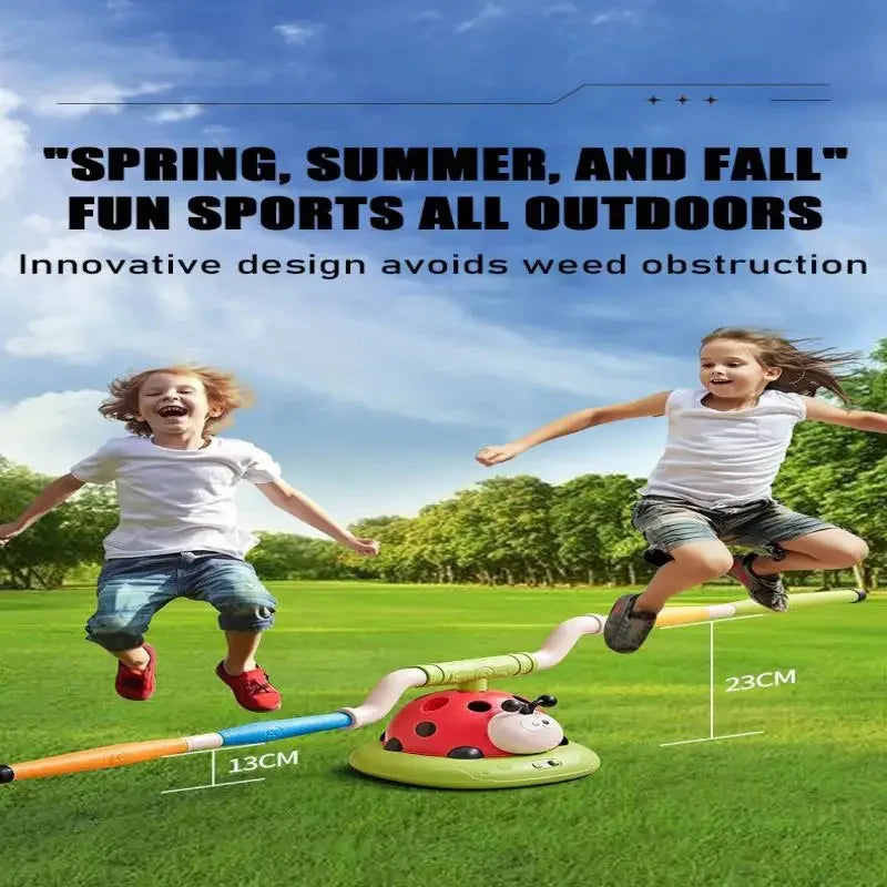 3-in-1 Children's Sports Toy: Skipping Rope Machine and Ferrule Game for Indoor and Outdoor Learning Activities