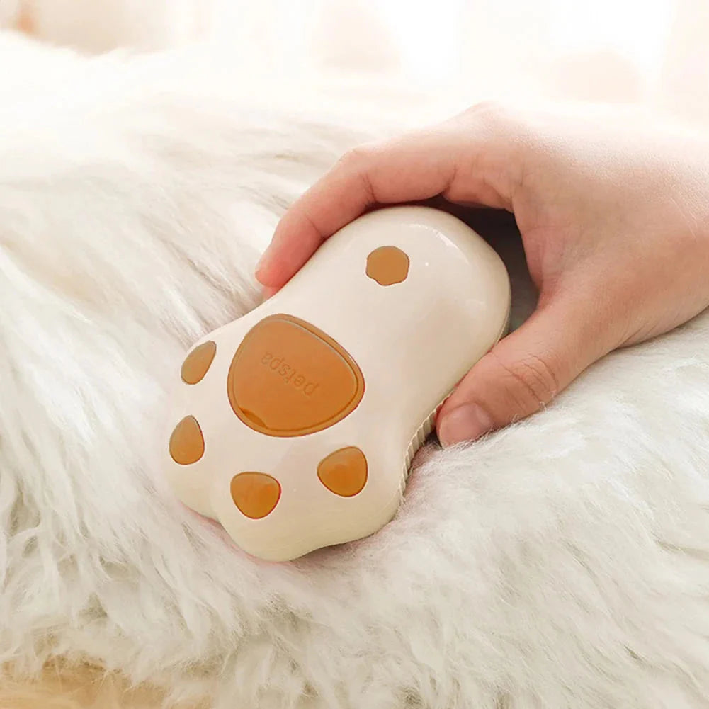 Electric Cat Steam Brush - 3-in-1 Pet Grooming Comb with Water Spray for Cats and Dogs, USB Rechargeable